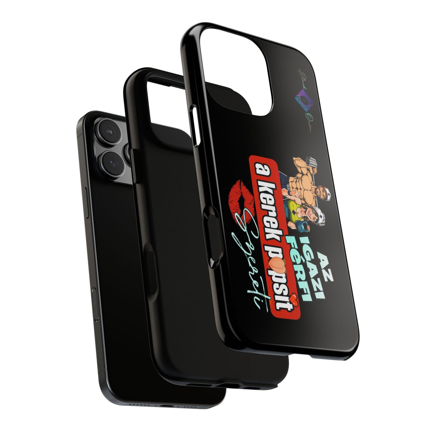 BlackOnion Brand New Phone Case - with Motivational Workout Motif ‘Az igazi férfi ‘💪🔥🫵