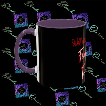 BlackOnion Coffee Mug - 11oz with Workout Motif ‘We’ll walk this road together’🔥💪🫵