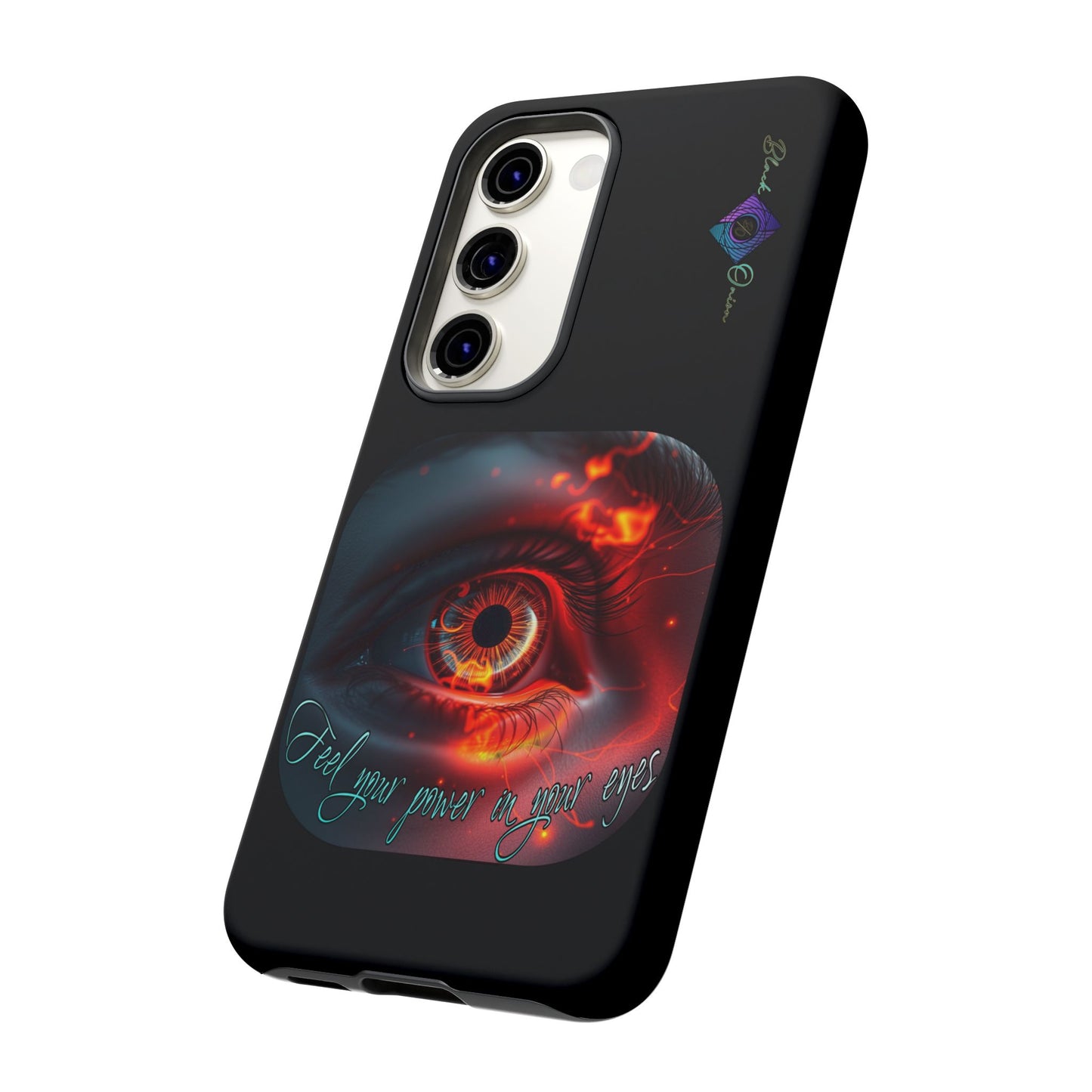 BlackOnion Brand New Phone Case - with Motivational Workout Motif ’Feel your power  ‘💪🔥🫵