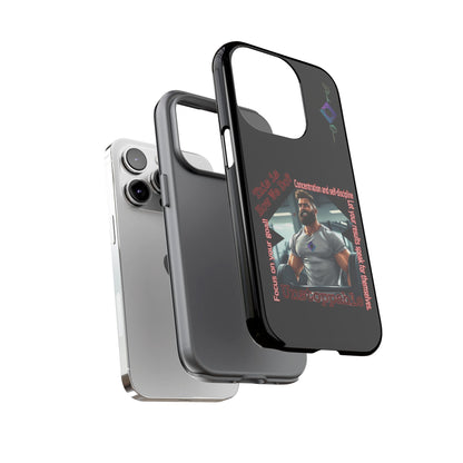 BlackOnion Brand New Phone Case - with Motivational Workout Motif’Unstoppable ‘💪🔥🫵