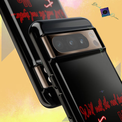 BlackOnion Brand New Phone Case - with Motivational Workout Motif’We’ll walk ‘💪🔥🫵