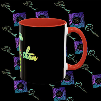 BlackOnion Coffee Mug - 11oz with Workout Motif ‘Actions speak lauder than words’🔥💪🫵
