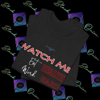 BlackOnion "Watch Me" T-Shirt with Workout Motif 💪🔥