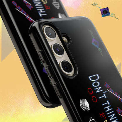 BlackOnion Brand New Phone Case - with Motivational Workout Motif’Don’t think ‘💪🔥🫵