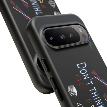 BlackOnion Brand New Phone Case - with Motivational Workout Motif’Don’t think ‘💪🔥🫵