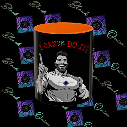 BlackOnion Coffee Mug 2 with Workout Motif ‘I Can Do It V2’🫵🔥💪