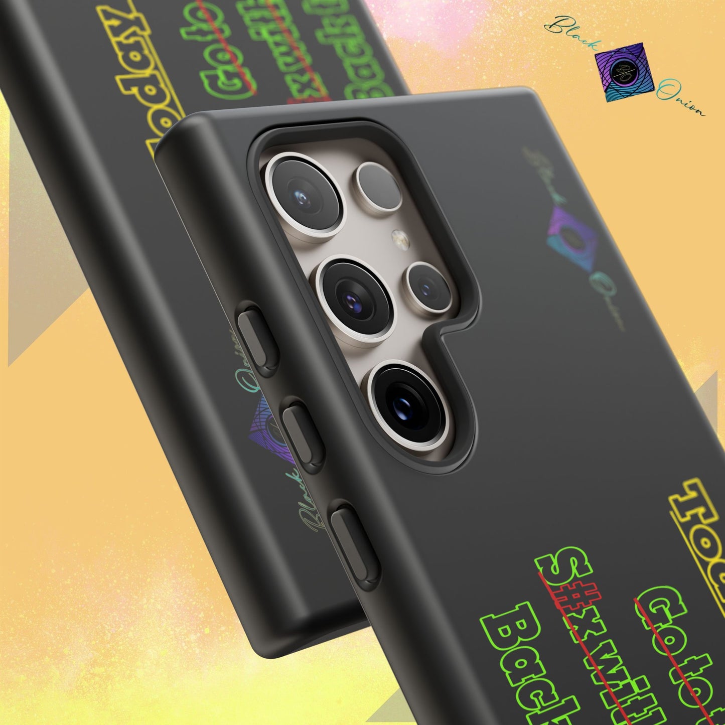 BlackOnion Brand New Phone Case - with Motivational Workout Motif’Today To Do List V2 ‘💪🔥🫵
