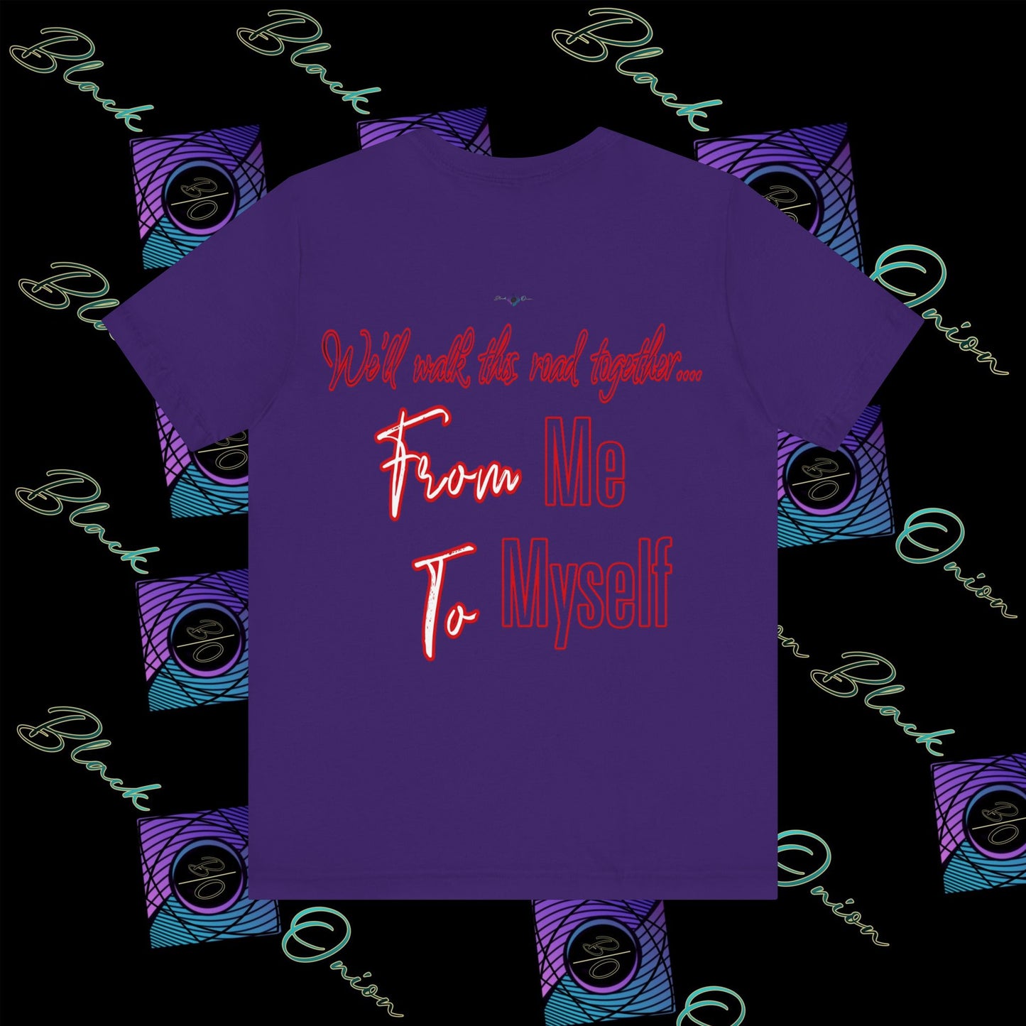 BlackOnion 'From Me ,To Myself' T-Shirt with Workout Motif V2 💪🔥