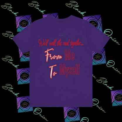 BlackOnion 'From Me ,To Myself' T-Shirt with Workout Motif V2 💪🔥