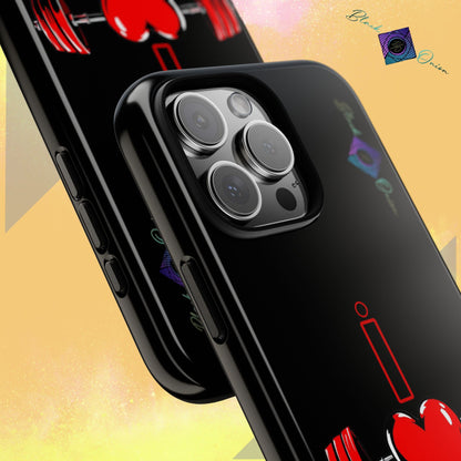 BlackOnion Brand New Phone Case - with Motivational Workout Motif’I Love Gym ‘💪🔥🫵