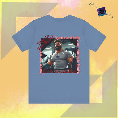 BlackOnion T-Shirt with Workout Motif “Unstoppable “💪🔥🫵