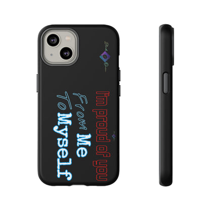BlackOnion Brand New Phone Case - with Motivational Workout Motif’I’m proud of you ‘💪🔥🫵
